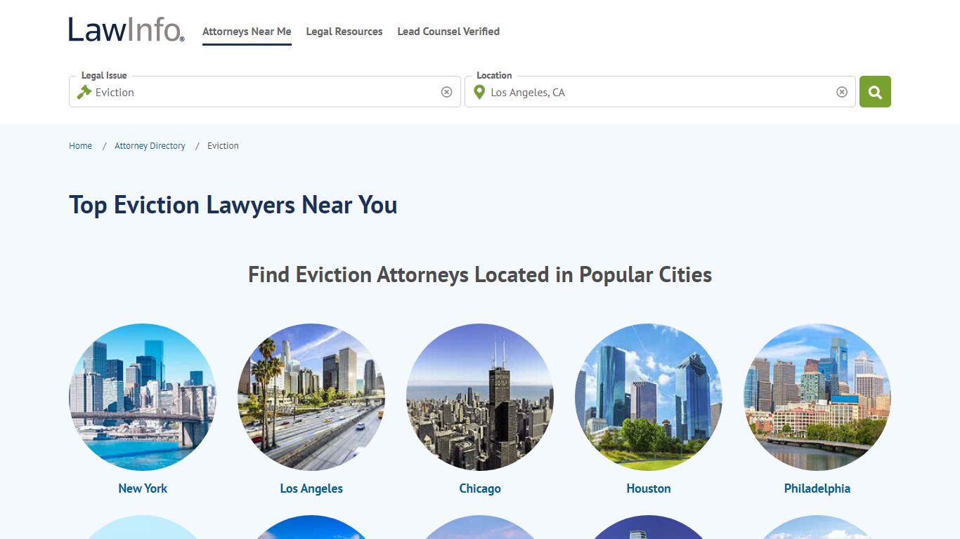 Find Top Eviction Lawyers Near You | LawInfo Attorney Directory